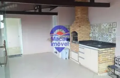 Cobertura com 3 quartos para alugar na avenida vereador adir luiz de schueller, mirante da lagoa, macaé, 120 m2 por r$ 3.200