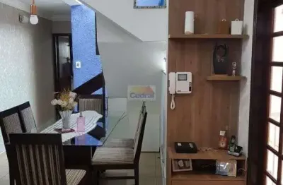 Sobrado com 3 dormitórios à venda, 122 m² por r$ 610.000,00 - vila santana - mogi das cruzes/sp