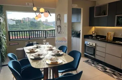 Apartamento com 2 dormitórios à venda, 67 m² - mogi moderno, mogi das cruzes/sp