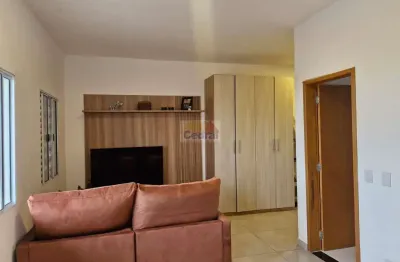 Loft/kitnet mobiliada para locação - vila são paulo, mogi das cruzes