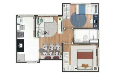 Apartamento à venda no bairro vila nova cintra em mogi das cruzes/sp