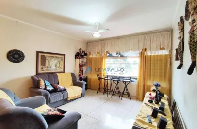 Apartamento vista mar com 2 dormitórios à venda, 90 m² por r$ 450.000 - itararé - são vicente/sp