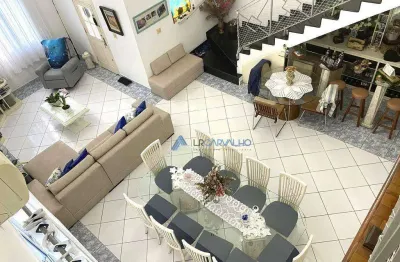 Casa com 4 dormitórios à venda, 408 m² por r$ 2.500.000,00 - vila matias - santos/sp