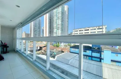 Apartamento com 2 dormitórios à venda, 87 m² por r$ 1.100.000,00 - pompéia - santos/sp