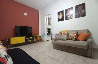 Apartamento com 1 dormitório à venda, 59 m² por r$ 330.000,00 - gonzaga - santos/sp