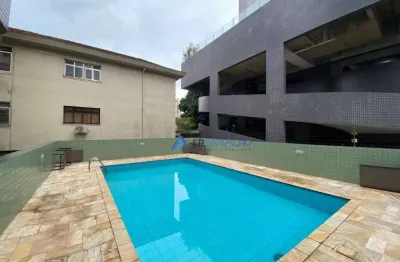 Apartamento com 3 dormitórios à venda, 120 m² por r$ 820.000,00 - gonzaga - santos/sp