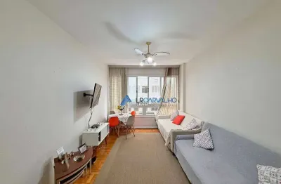 Apartamento com 2 dormitórios à venda, 60 m² por r$ 439.000,00 - embaré - santos/sp