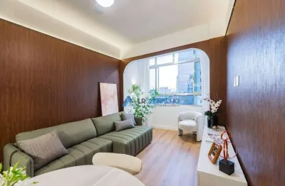 Apartamento vista lateral mar com 2 dormitórios à venda, 65 m² por r$ 885.000 - josé menino - santos/sp