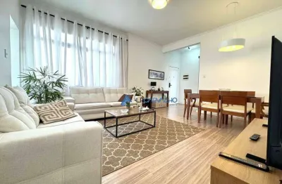Apartamento com 3 dormitórios à venda, 102 m² por r$ 890.000,00 - gonzaga - santos/sp