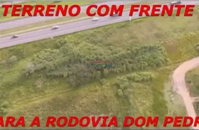 Área comercial e industrial- frente para rod. dom pedro