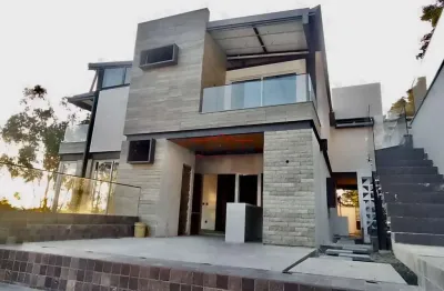 Casa luxuosa conceito moderno á venda com 500 m² piscina borda infinita - cidade