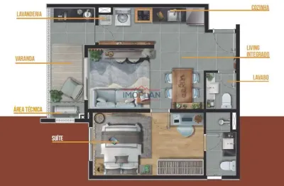 Apartamento 1 dormitórios à venda jardim terceiro centenário atibaia/sp