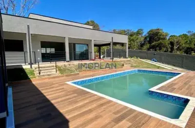 Casa á venda com 245 m² - cm piscina - loteamento chácara val paraiso - atibaia