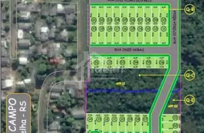 Terreno à venda na campo grande, 10004, campo grande, estância velha por r$ 124.000