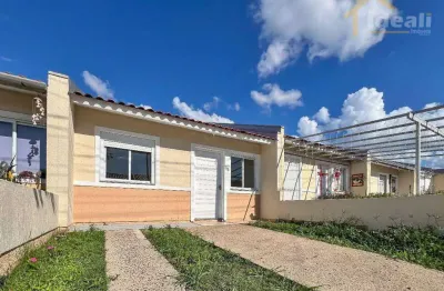 Casa em condomínio fechado com 1 dormitório à venda, por r$ 199.990 - feitoria - são leopoldo/rs