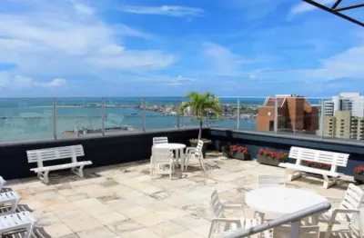 Flat mobiliado na avenida beira mar ótima oportunidade
