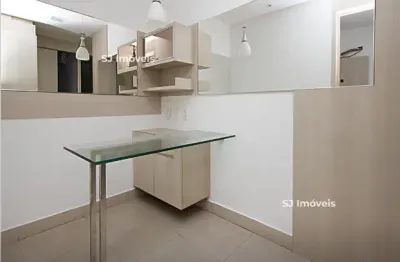 Sala pronta semimobiliada para locação no edifício office treze de maio