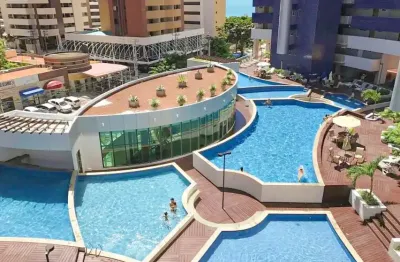 Apartamento vista mar a 50 metros da praia de iracema para investimento