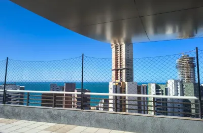 Apartamento no meireles com 2 quartos semimobiliado, andar alto