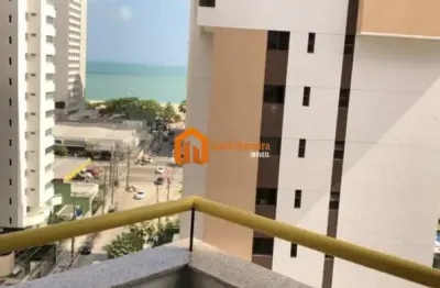 Apartamento com 2 quartos no meireles com vista mar apenas 250 metros da av. beira mar