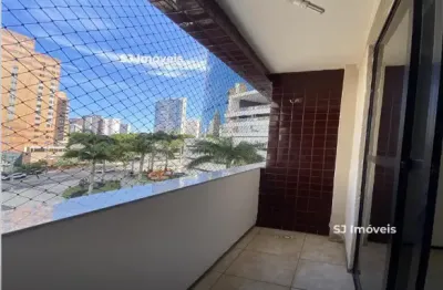 Apartamento para locação com 2 suítes e 3 varandas próximo à av. beira mar
