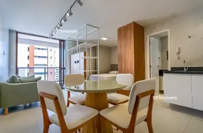 Apartamento mobiliado com suíte e lazer com piscina na aldeota