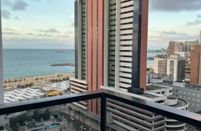 Flat vista mar para investir ou morar na beira-mar no meireles