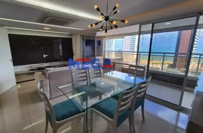 Apartamento com 4 suítes e lazer no bairro meireles em fortaleza