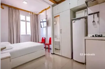 Apartamento mobiliado 1 quarto na av. beira mar pronto para morar