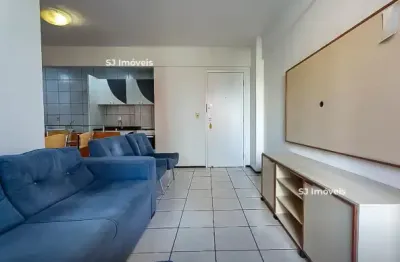 Apartamento mobiliado com 2 quartos sendo  1 suíte, vaga dupla e lazer no coração do meireles