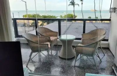 Flat á venda com vista Definitiva para o mar na Orla de Fortaleza