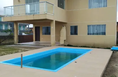 Sobrado frente para o mar para locação diária em balneario coroados