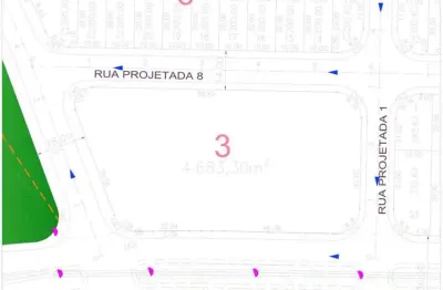 Área em Rio Preto na Avenida Danilo Galeazzi - Quadra inteira