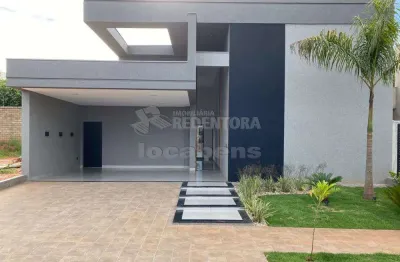 Casa em condomínio fechado com 3 quartos à venda no Residencial Figueira II, São José do Rio Preto 