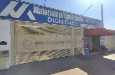 Casa com salão comercial locação ou venda residencial dignidade