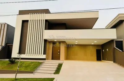 Casa em condomínio fechado com 3 quartos à venda no Residencial Gaivota II, São José do Rio Preto 