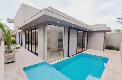 Casa de 03 dormitórios, sendo todos com banheiros, ricos em armários no condomínio damha v
