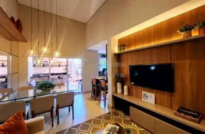 Casa com 2 dormitórios no residencial raízes impperial em bady bassitt/sp.