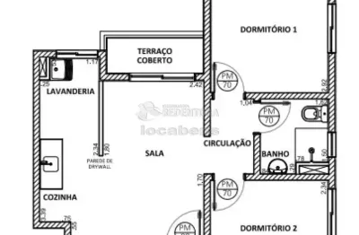 Apartamento com 2 quartos à venda no Jardim Alice, São José do Rio Preto 