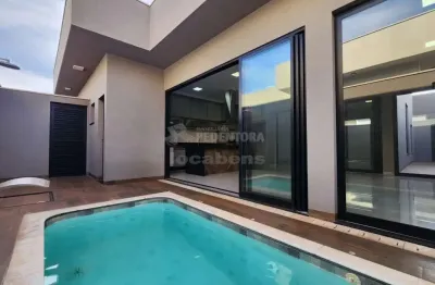 Casa no residencial gaivota ii de 03 quartos, área de lazer com piscina.