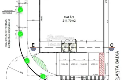 Casa comercial para alugar no Centro Empresarial Coplan, São José do Rio Preto 