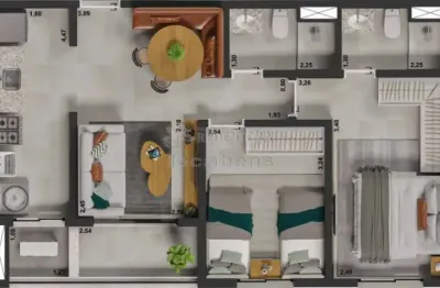 Apartamento com 2 quartos à venda no Jardim Novo Mundo, São José do Rio Preto 