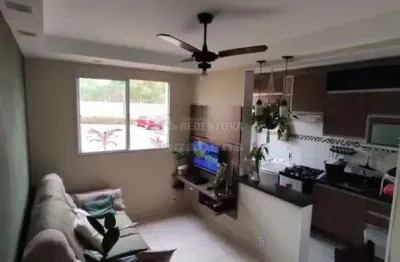 Apartamento padrão semi mobiliado para locação com 2 dormitórios no bairro loteamento clube v
