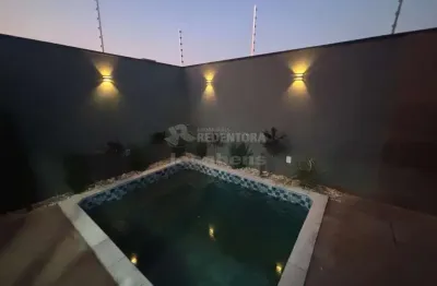 Casa com 03 dormitórios e piscina no bairro maisparque rio preto.