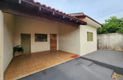 Casa padrão para locação localizado no jardim nunes com escritório e armários.