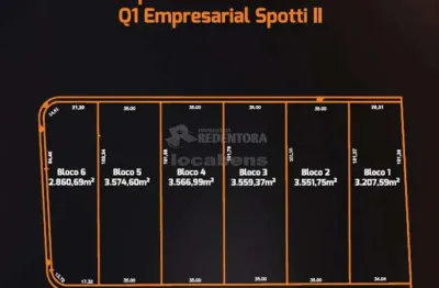Terreno comercial à venda no Loteamento Empresarial Spotti, São José do Rio Preto 