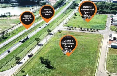 Terreno comercial à venda no Loteamento Empresarial Spotti, São José do Rio Preto 