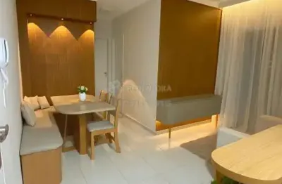 Apartamento padrão semi mobiliado para locação com 2 dormitórios no bairro vila redentora