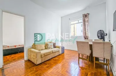 Apartamento à venda, 1 quarto, 1 vaga, boqueirão - santos/sp