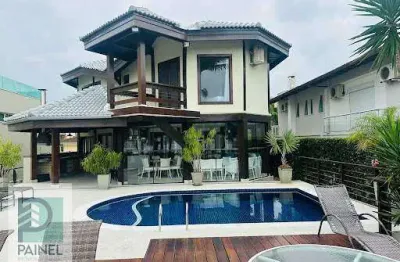 Casa em condomínio fechado com 4 quartos para alugar na Alameda Hanga Roa, Vista Linda, Bertioga